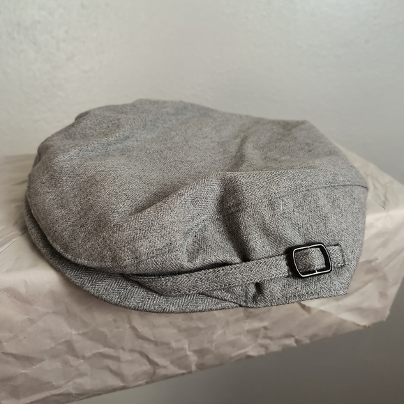 Janie and Jack Newsboy Cap Hat Size 12 to 24 Months Grey - Picture 4 of 8